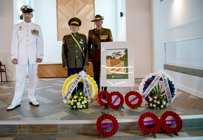 Russian theme at the celebration of the Remembrance Day in Sydney