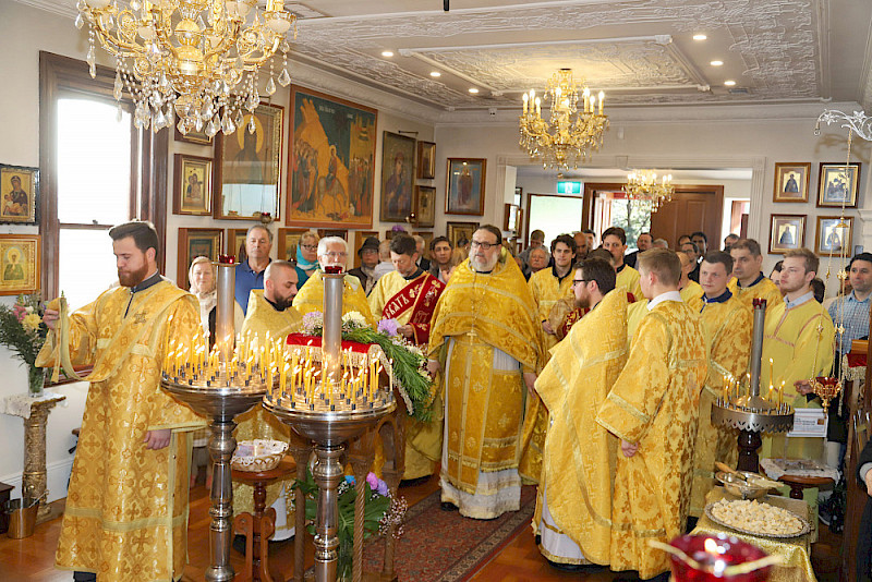 In the Church of St. Vladimir in Sydney