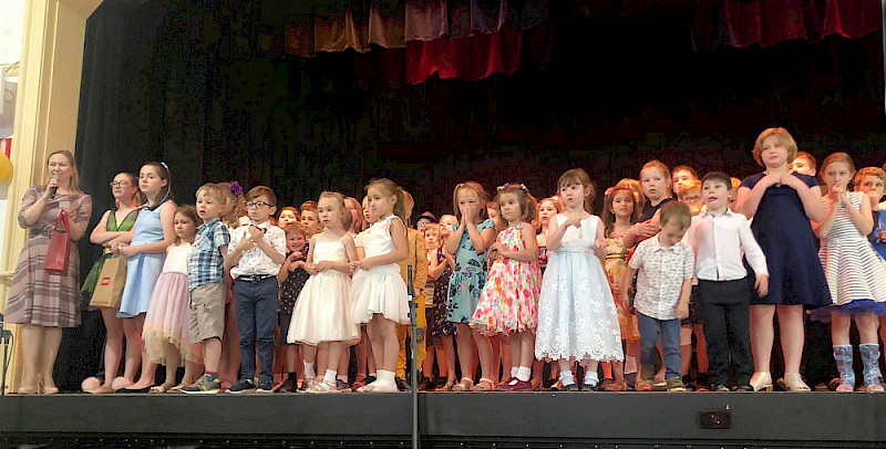 The annual concert of students of the Russian school in Hombush was held in the Strathfield Town Hall