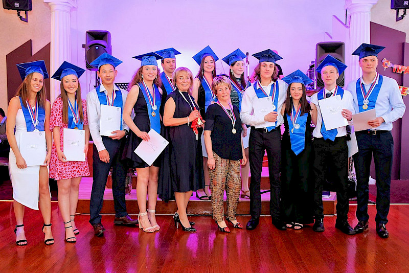 Graduation party at the Pushkin Lyceum of Melbourne