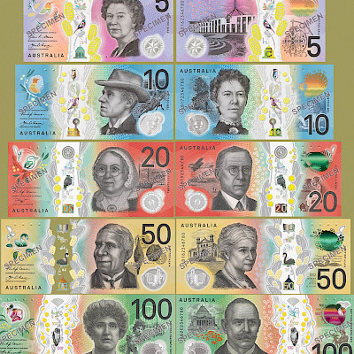 Australian heroes and money