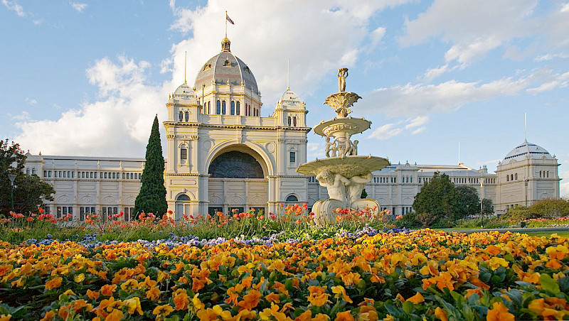 Royal Exhibition Hall or the future landmark of the city of Melbourne
