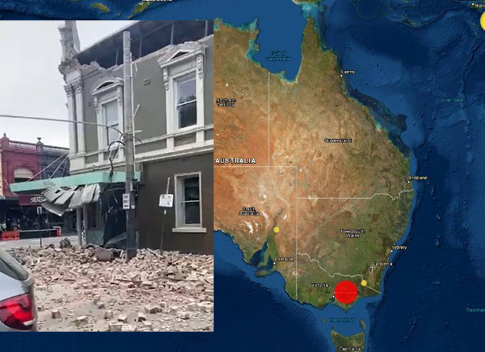 Землетрясение в Мельбурне