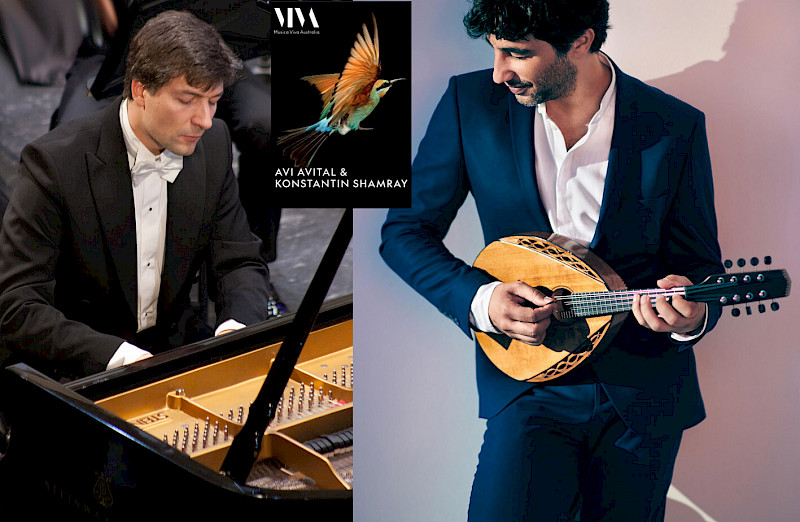 Piano and mandolin at a concert in Sydney