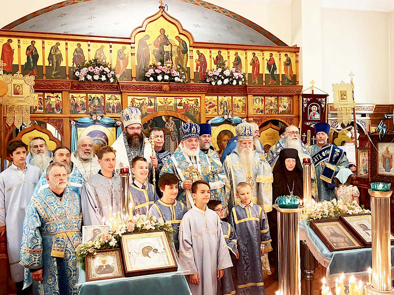 Престольный праздник в Богородице-Казанском монастыре
