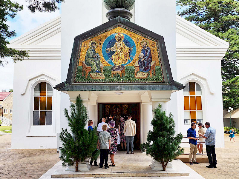 Christmas service at Peter and Paul Cathedral, Sydney