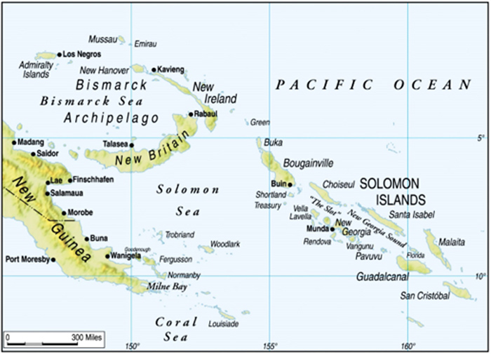 Береговые наблюдатели в период кампании по освобождению Соломоновых островов