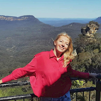 «Голубые горы стали моей мастерской под открытым небом»