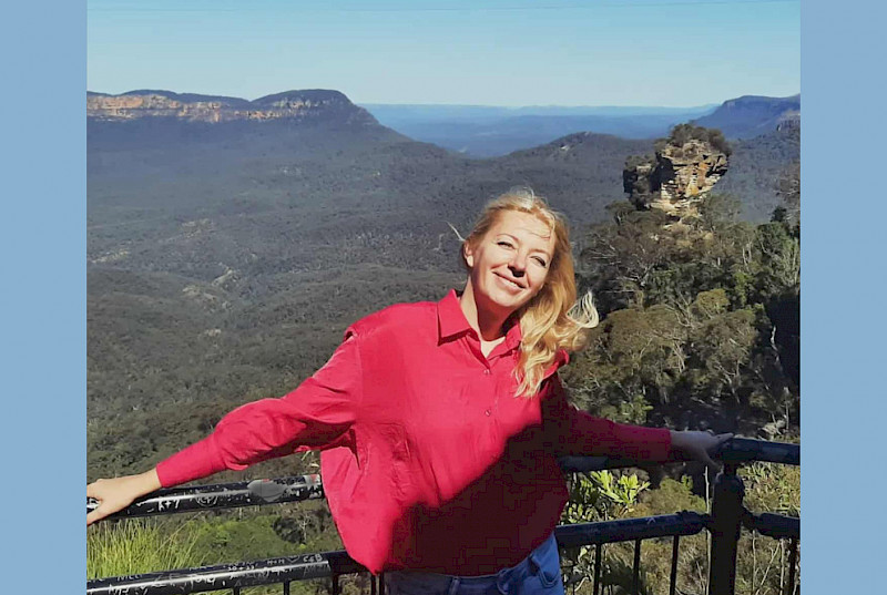 «Голубые горы стали моей мастерской под открытым небом»