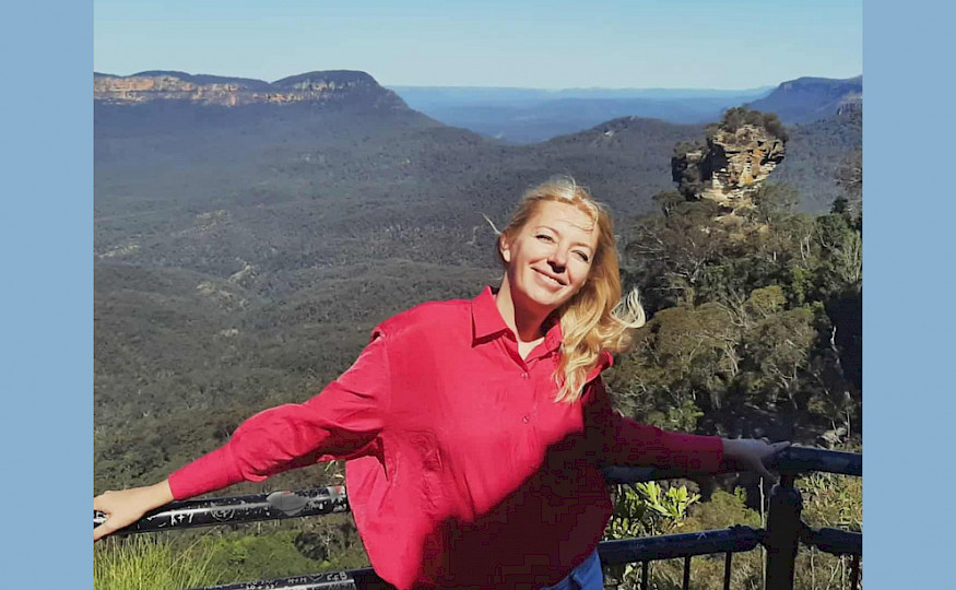 «Голубые горы стали моей мастерской под открытым небом»