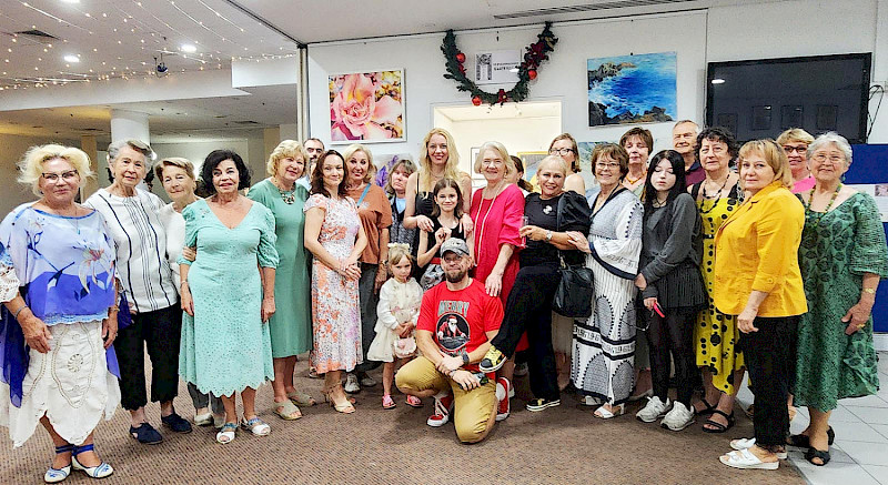 Рождественская выставка в Русском клубе