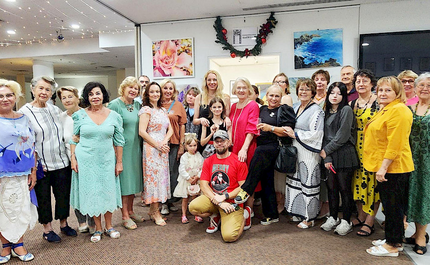 Рождественская выставка в Русском клубе