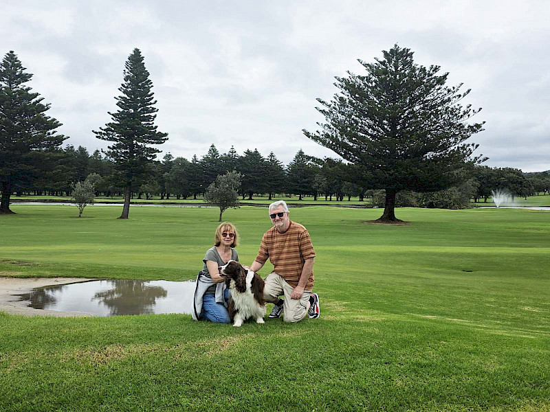 Прогулка у моря в пасмурный день