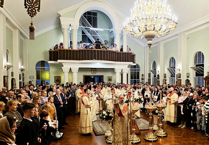 Пасхальный праздник в русских храмах Австралии