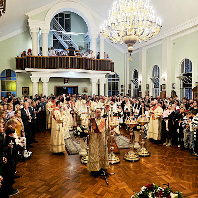 Пасхальный праздник в русских храмах Австралии