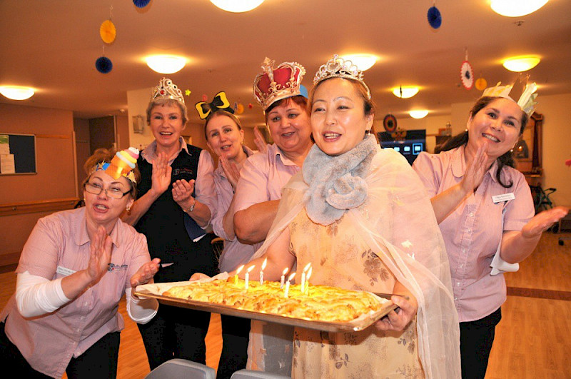 День рождения королевы в Сергиевом Посаде
