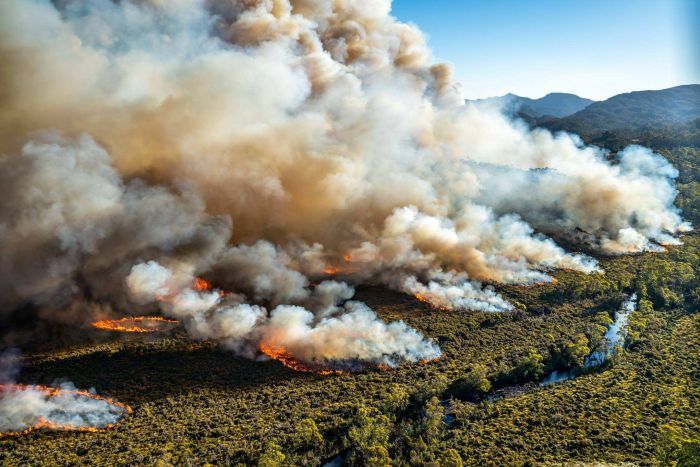 Пожары в Тасмании угрожают объектам Всемирного наследия человечества